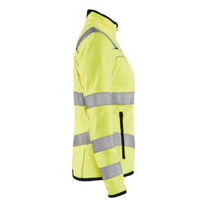 Blaklader BLAKLADER 49661010 Women's Hi Vis microfleece jacket Hi Vis Reflective Work Jacket WOMEN - Antipilling Fleece - 496610103300_CR