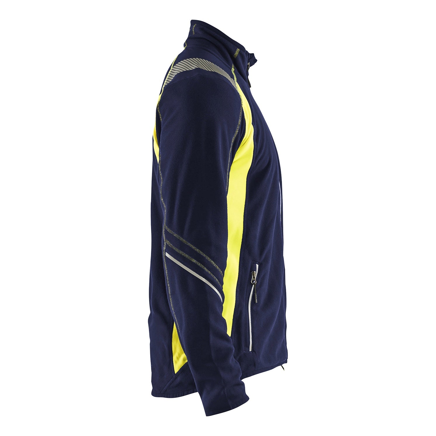 Blaklader BLAKLADER 49931010 Microfleece Jacket Hi Vis Reflective Work Jacket MEN - Antipilling - 499310108933_CR