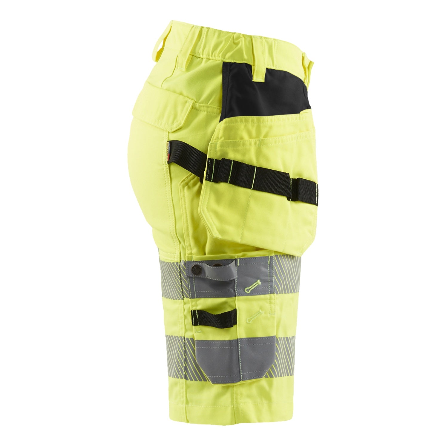 Blaklader BLAKLADER 71861811 | Women's Hi Vis shorts with stretch Hi Vis Reflective Work Shorts Women - Stretch Fabric - 718618113300_CR