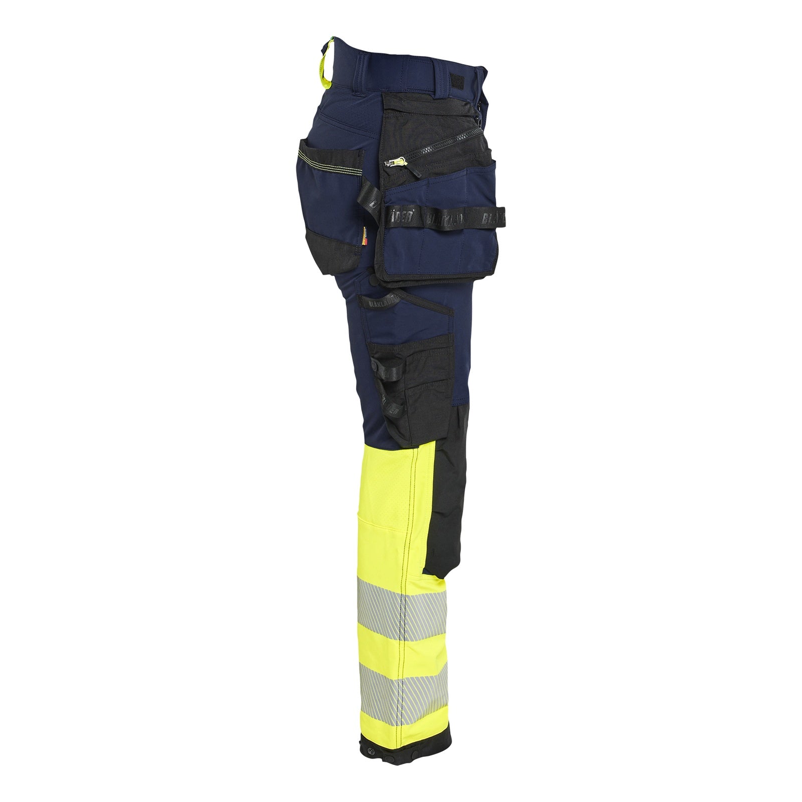 Blaklader BLAKLADER 70251648 Women's Hi Vis trousers 4 way stretch Hi Vis Reflective Work Trousers Women - double weave - 702516488933_CR