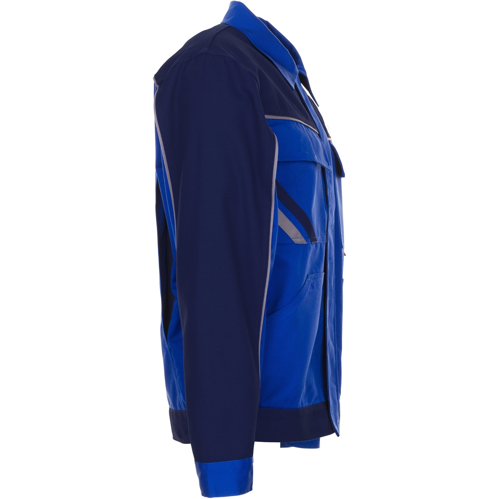 Planam Highline Waisted Jacket royal blue/navy/zinc - Model view 3