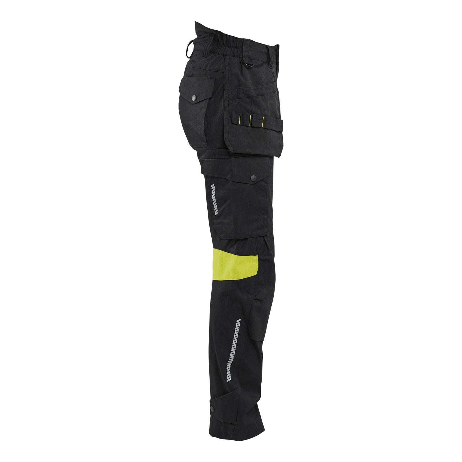 Blaklader BLAKLADER 71081512 | Women's Craftsman Inherent Trousers Hi Vis Reflective Work Trousers Women - Ripstop Fabric - 710815129933_CR