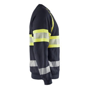 Blaklader BLAKLADER 34591762 MULTINORM Hi Vis Reflective Work Sweatshirt MEN - Flame Retardant - 345917628933_CR