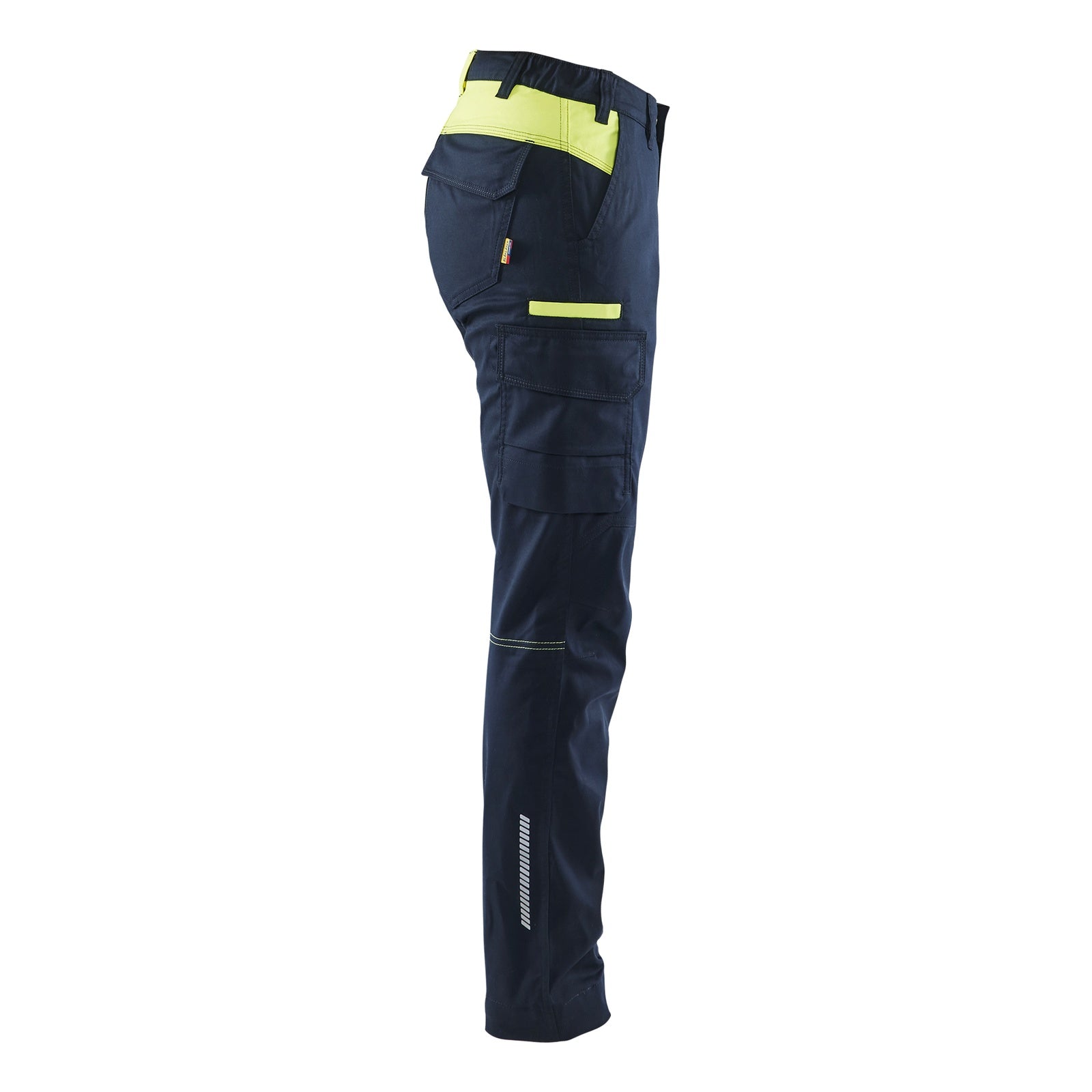 Blaklader BLAKLADER 71441832 Women's industry trousers stretch Hi Vis Reflective Work Trousers Women - twill fabric - 714418328633_CR