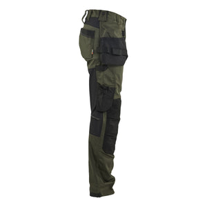 Blaklader BLAKLADER 71321832 Women's Craftsman Trousers With Stretch Work Trousers Women - twill fabric - 713218324298_CR