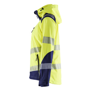 Blaklader BLAKLADER 47912513 Women's Hi Vis Softshell Jacket Hi Vis Reflective Softshell Work Jacket WOMEN - Waterproof - 479125133389_CL