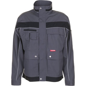 Planam Plaline Waisted Jacket slate/black - Main