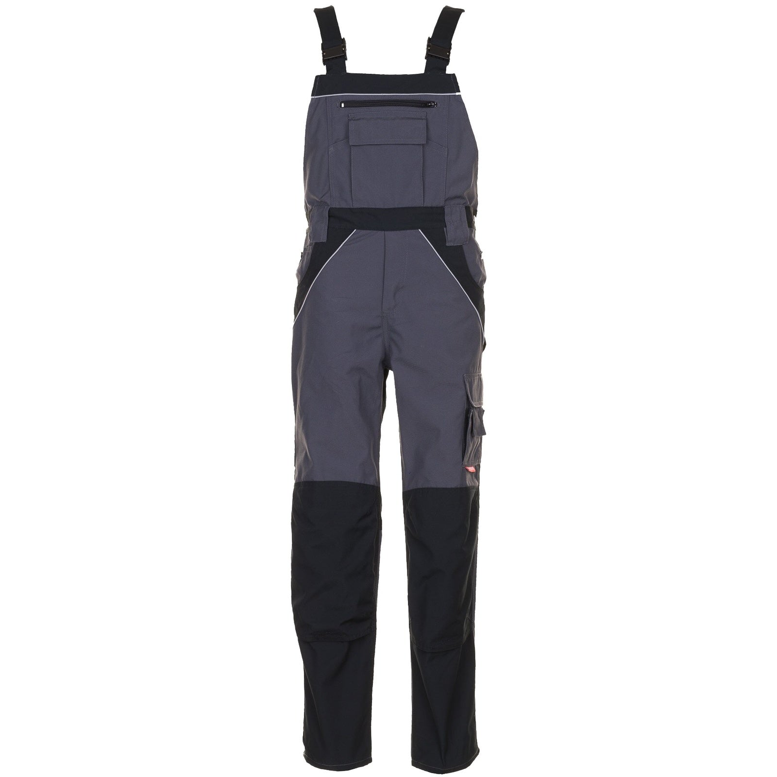 Planam Plaline Dungarees slate/black - Model view 1
