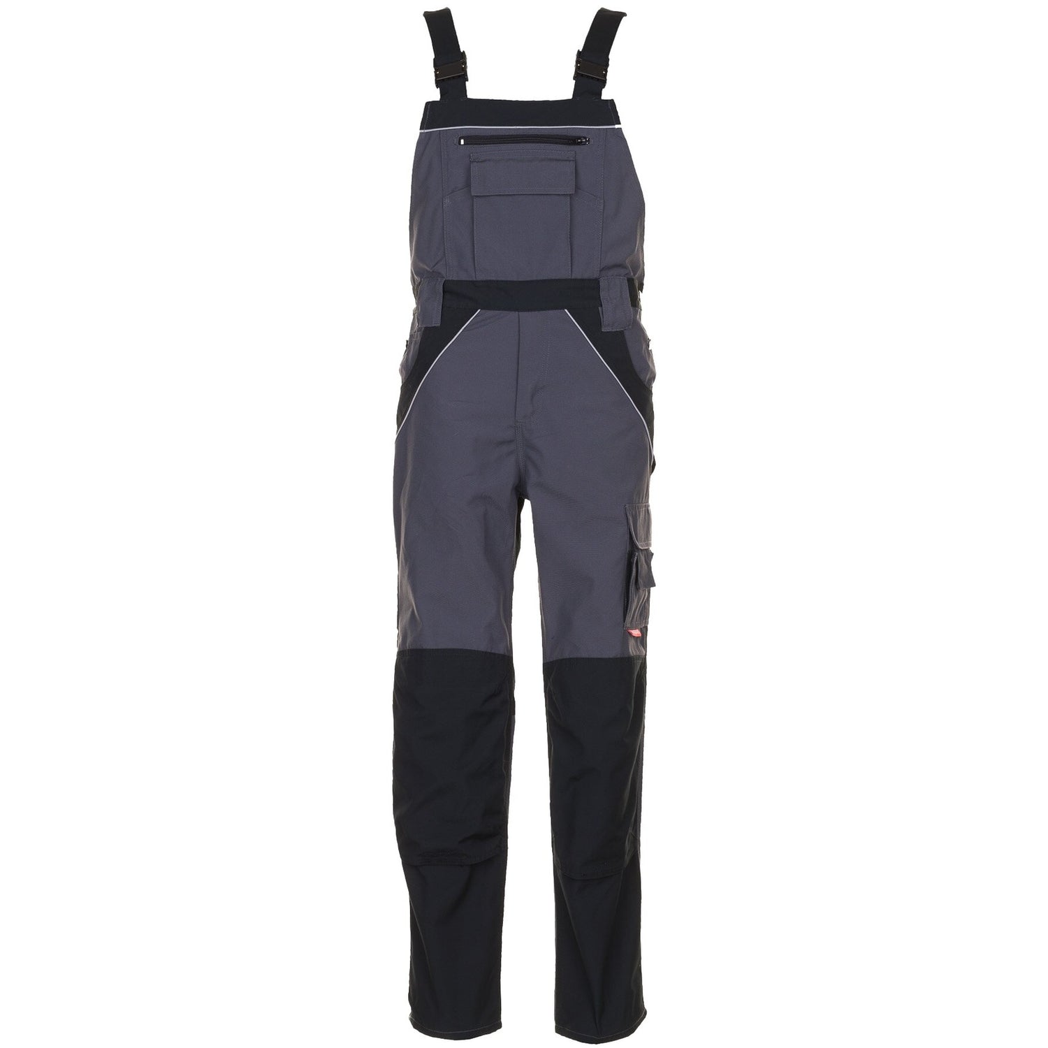 Planam Plaline Dungarees slate/black - Model view 1