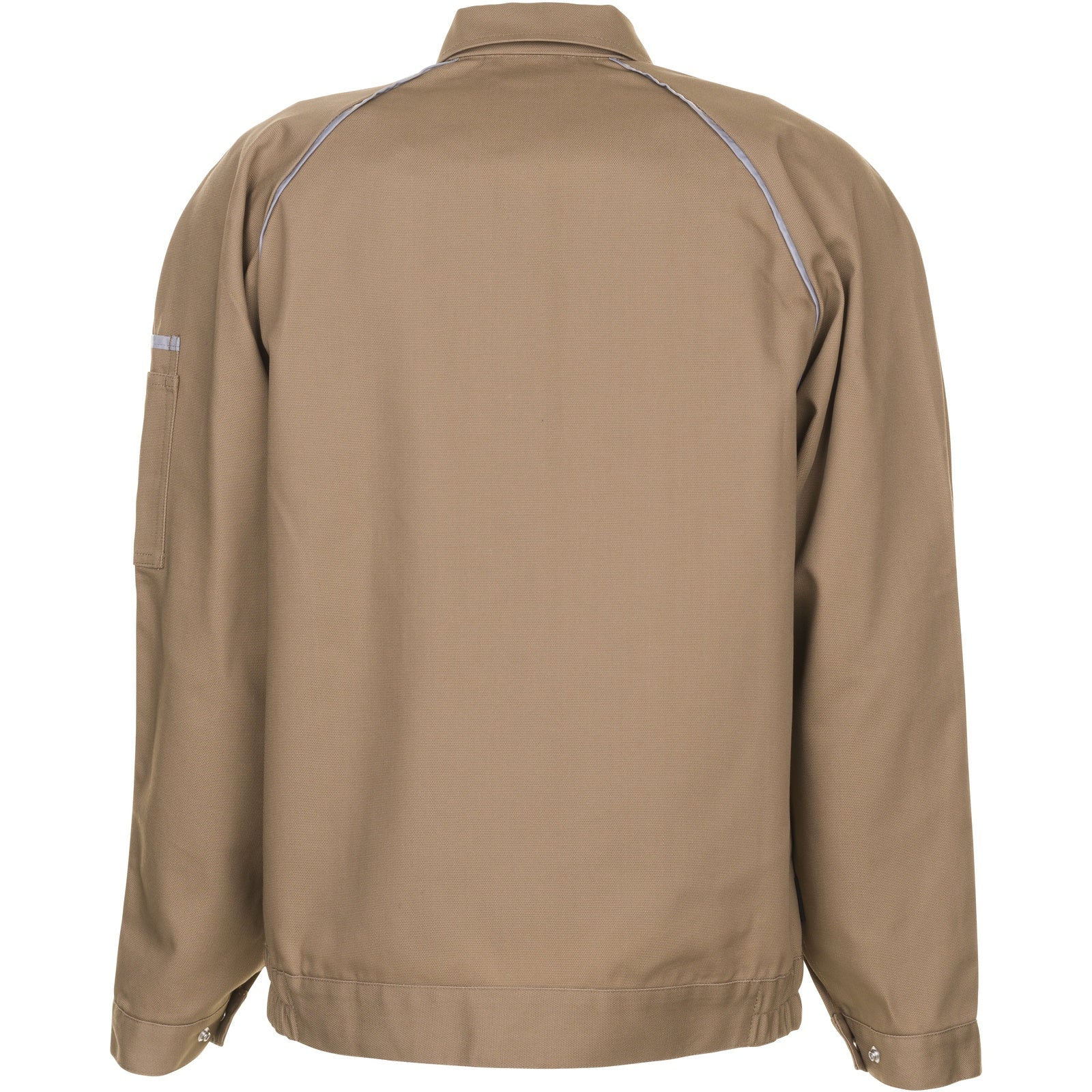 Planam Canvas 320 Waisted Jacket beige/black - Model view 2