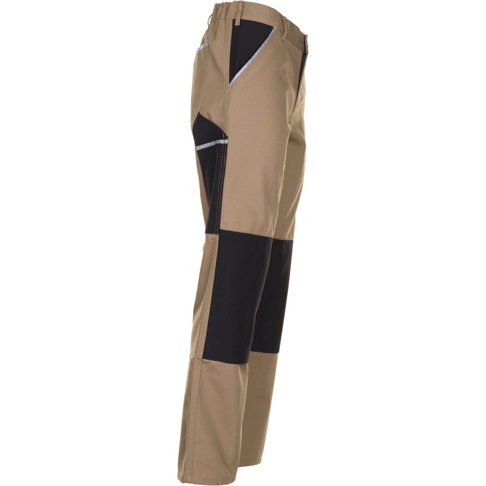 Planam Canvas 320 Trousers beige/black - Model view 3