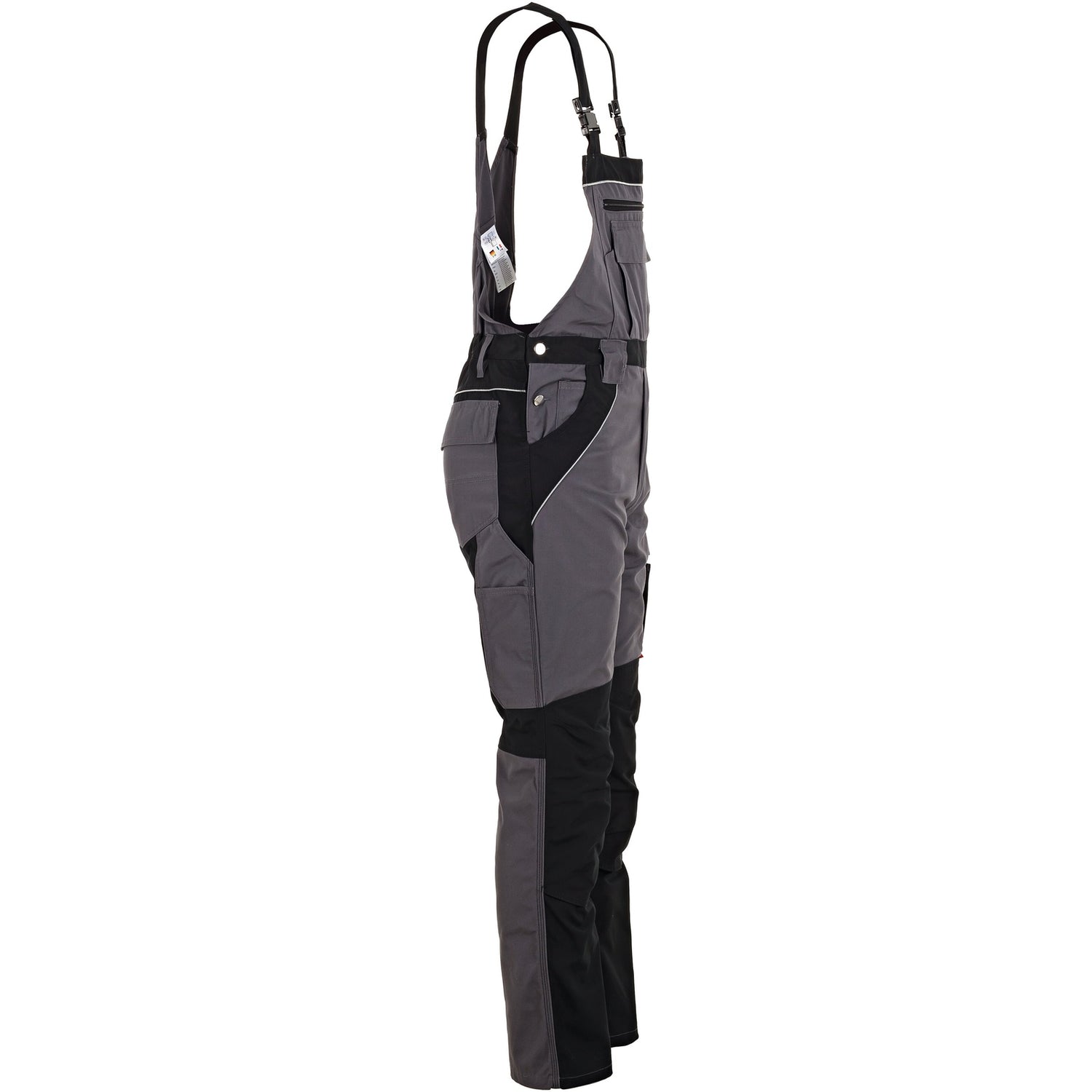 Planam Plaline Dungarees slate/black - Model view 3