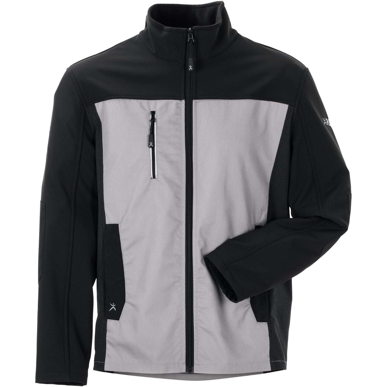 Planam Norit Men's Hybrid jacket zinc/black - Model view 1