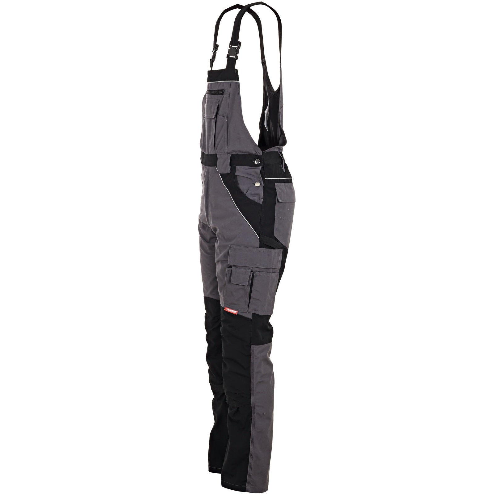 Planam Plaline Dungarees slate/black - Model view 4