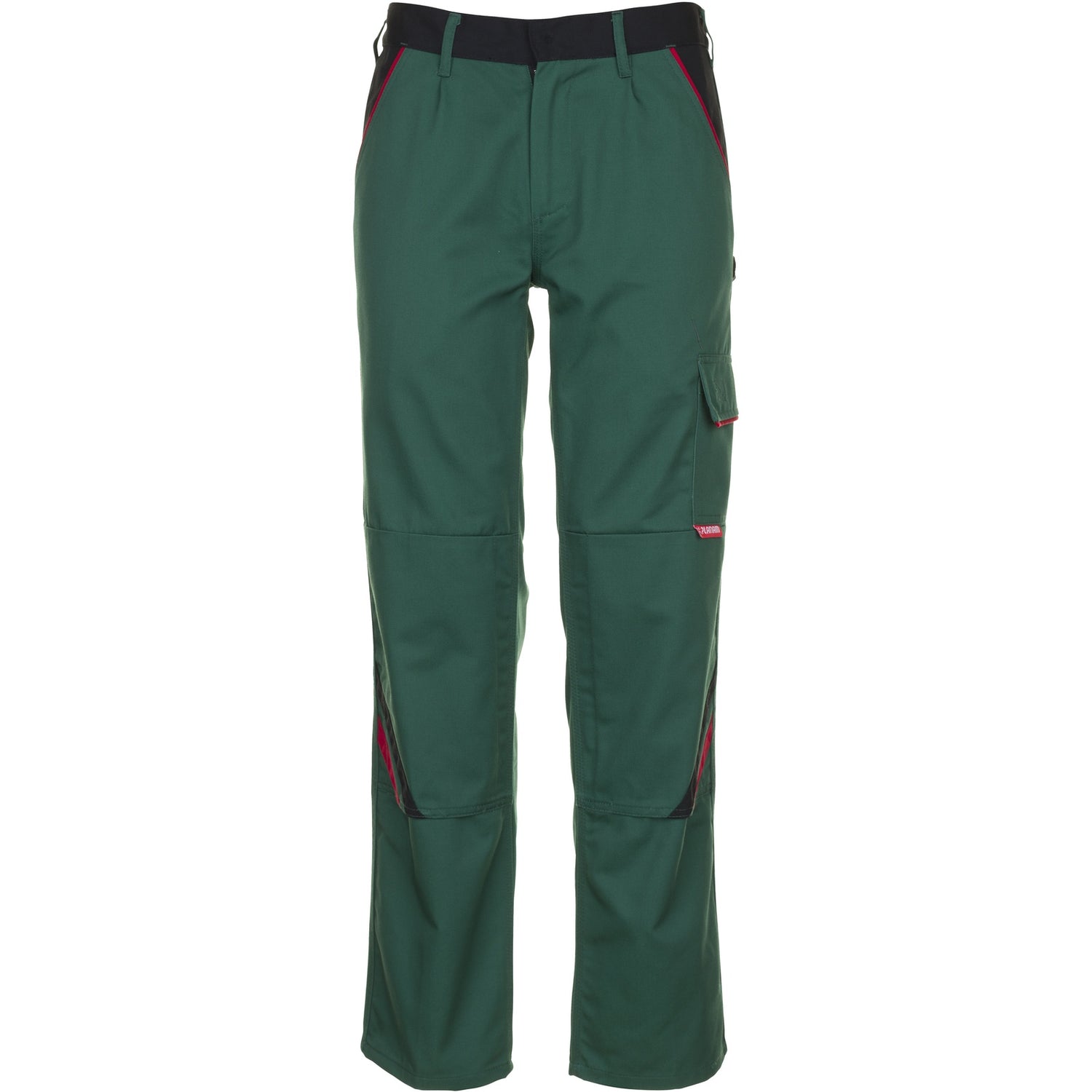 Planam Highline Trousers green/black/red - Main