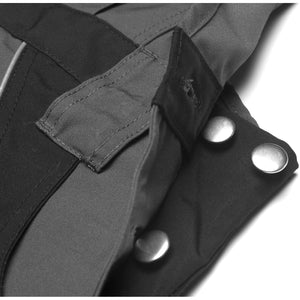 Planam Plaline Dungarees slate/black - The option for adjusting the waistband ensures the perfect fit in all sizes.