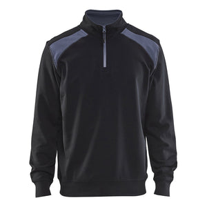 Blaklader BLAKLADER 33531158 Half Zip 2 Tone Sweatshirt Work Sweatshirt MEN - 100% Cotton - 335311589994