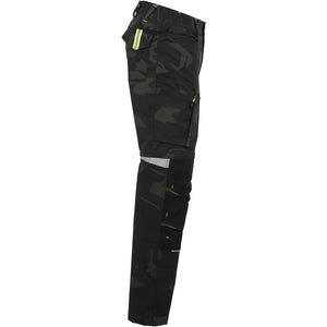 Planam rECOline Trousers camouflage/black - Model view 3