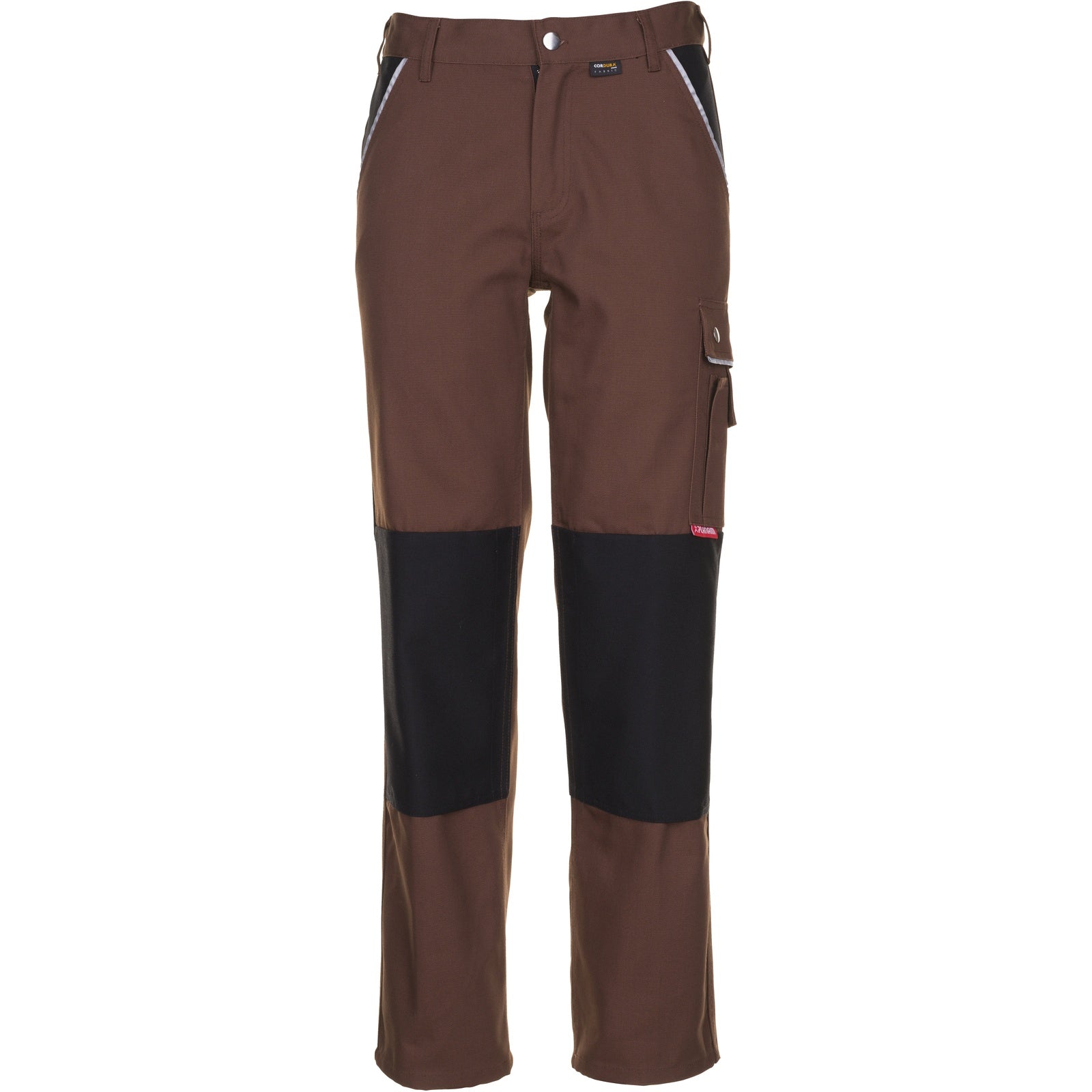 Planam Canvas 320 Trousers brown/black - Model view 1