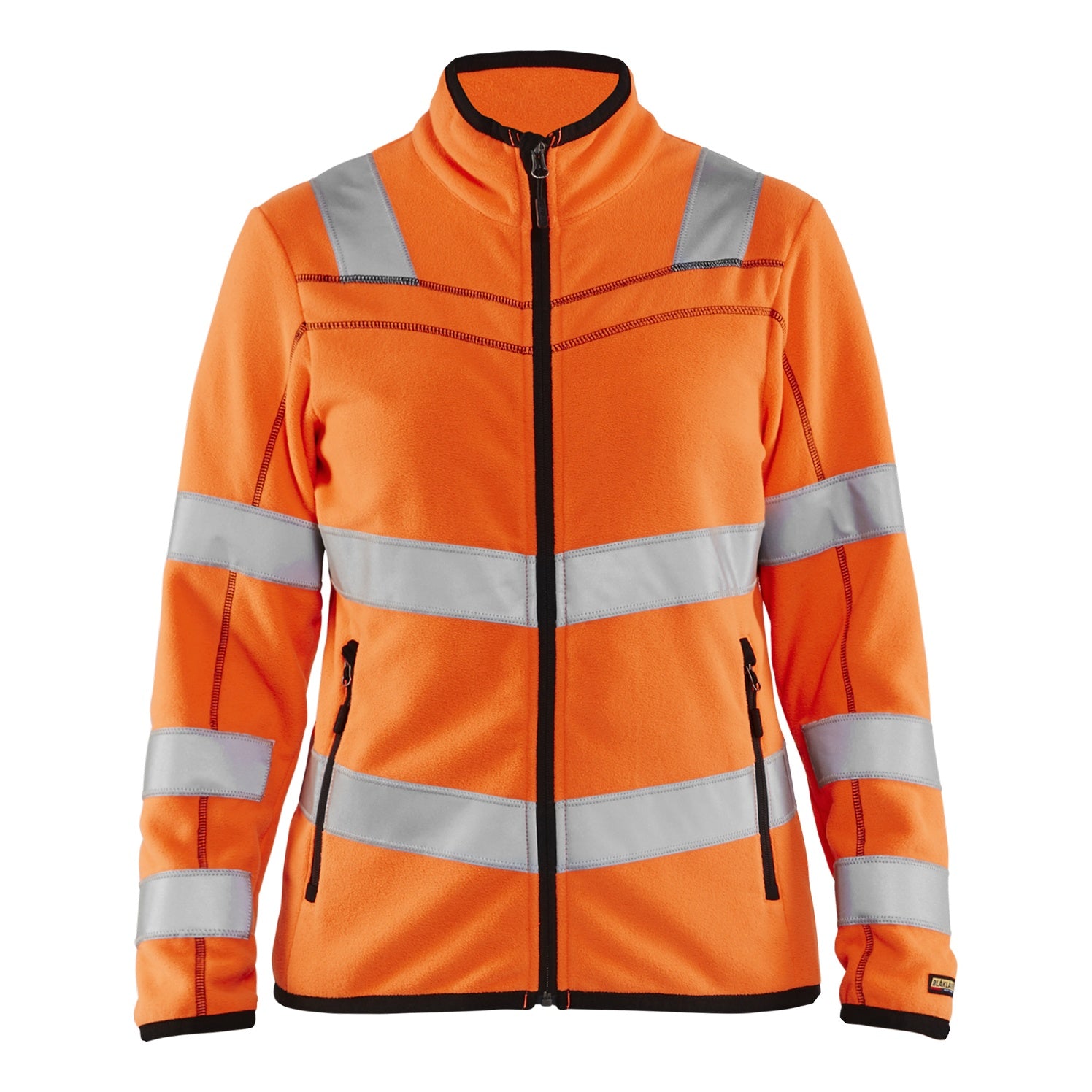 Blaklader BLAKLADER 49661010 Women's Hi Vis microfleece jacket Hi Vis Reflective Work Jacket WOMEN - Antipilling Fleece - 496610105300