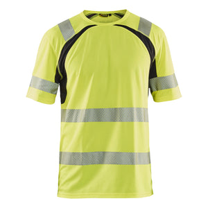 Blaklader BLAKLADER 33971013 Hi Vis UV protected T shirt Hi Vis Reflective Short Sleeve Work T-Shirt MEN - 100% Polyester - 339710133399