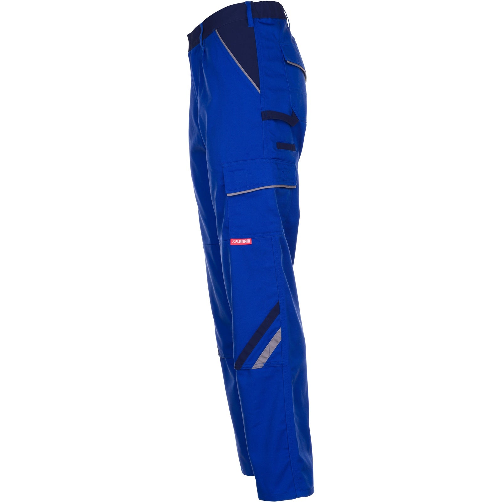 Planam Highline Trousers royal blue/navy/zinc - Model view 4