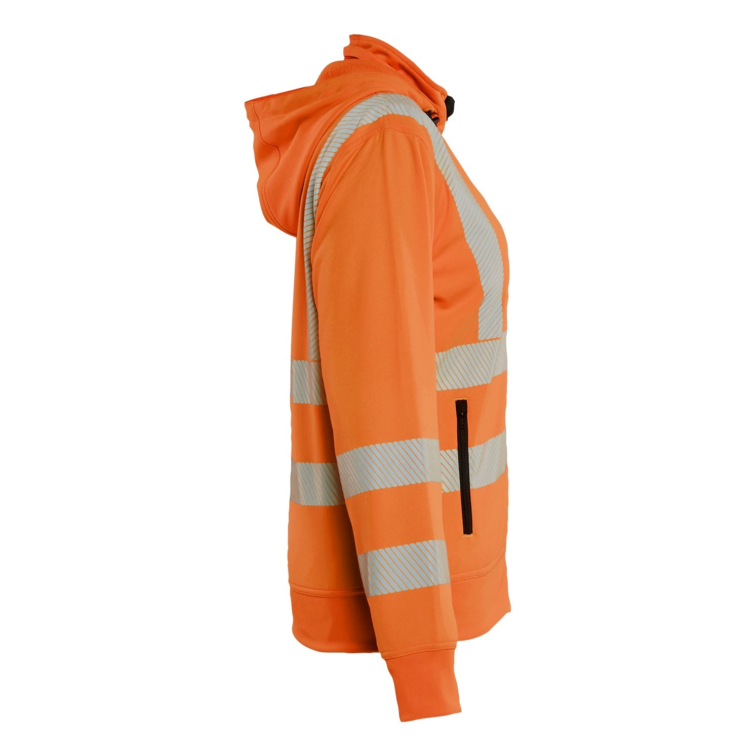 Blaklader BLAKLADER 35742538 Hi Vis Reflective Hoodie Work Sweatshirt WOMEN - Detachable Hood - 357425385300_CR