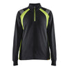 Blaklader BLAKLADER 34031158 Hi Vis Reflective Half-zip Work Sweatshirt WOMEN - 100% Cotton - 340311589933