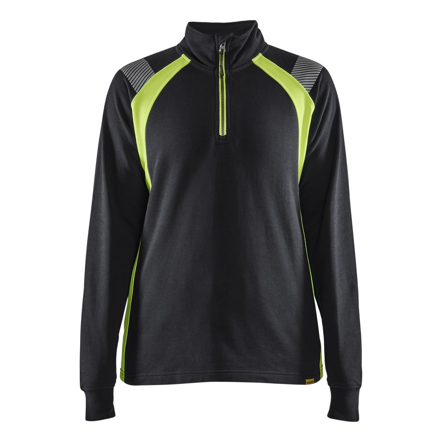 Blaklader BLAKLADER 34031158 Hi Vis Reflective Half-zip Work Sweatshirt WOMEN - 100% Cotton - 340311589933