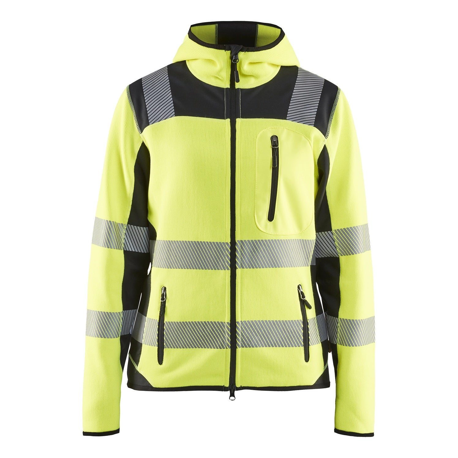Blaklader BLAKLADER 49672120 Women's Hi Vis knitted jacket Hi Vis Reflective Work Jacket WOMEN - Heavy Knit - 496721203399