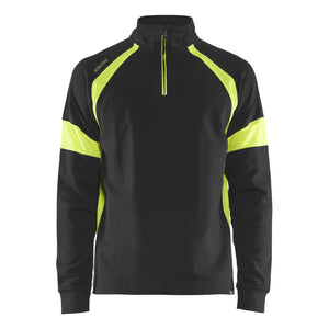 Blaklader BLAKLADER 35501158 Hi Vis Reflective Half-zip Work Sweatshirt MEN - 100% Cotton - 355011589933