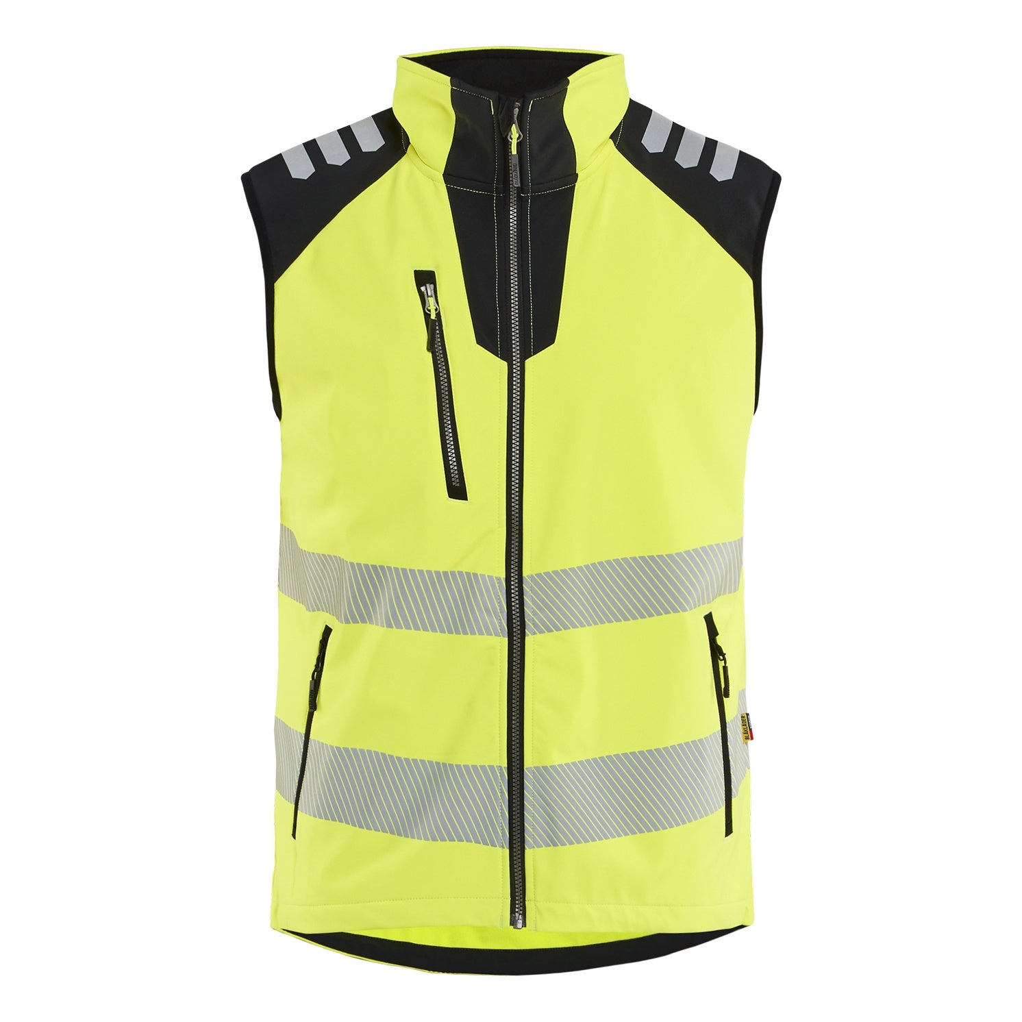 Blaklader BLAKLADER 30912513 SOFTSHELL VEST HI VIS Hi Vis Reflective Work Softshell Vest MEN - Waterproof - 309125133399