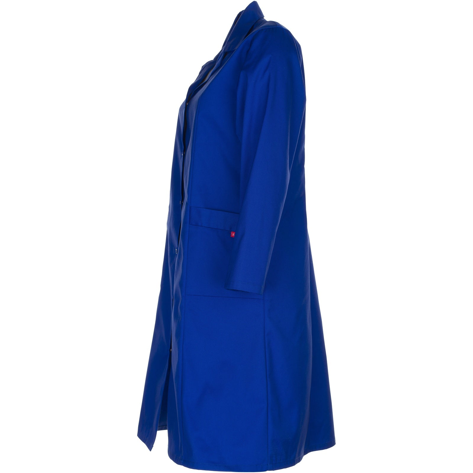 Planam Ladies Coat long sleeve royal blue - Model view 4