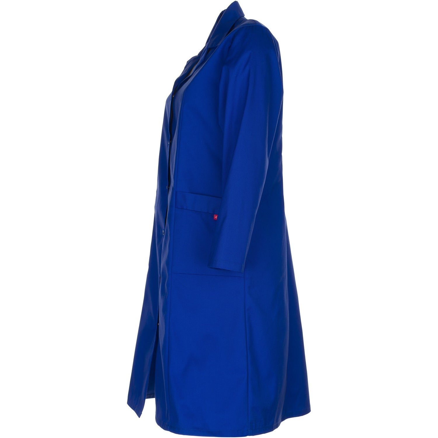 Planam Ladies Coat long sleeve royal blue - Model view 4