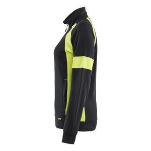 Blaklader BLAKLADER 35681158 Hi Vis Reflective Full-zip Work Sweatshirt WOMEN - 100% Cotton - 356811589933_CL