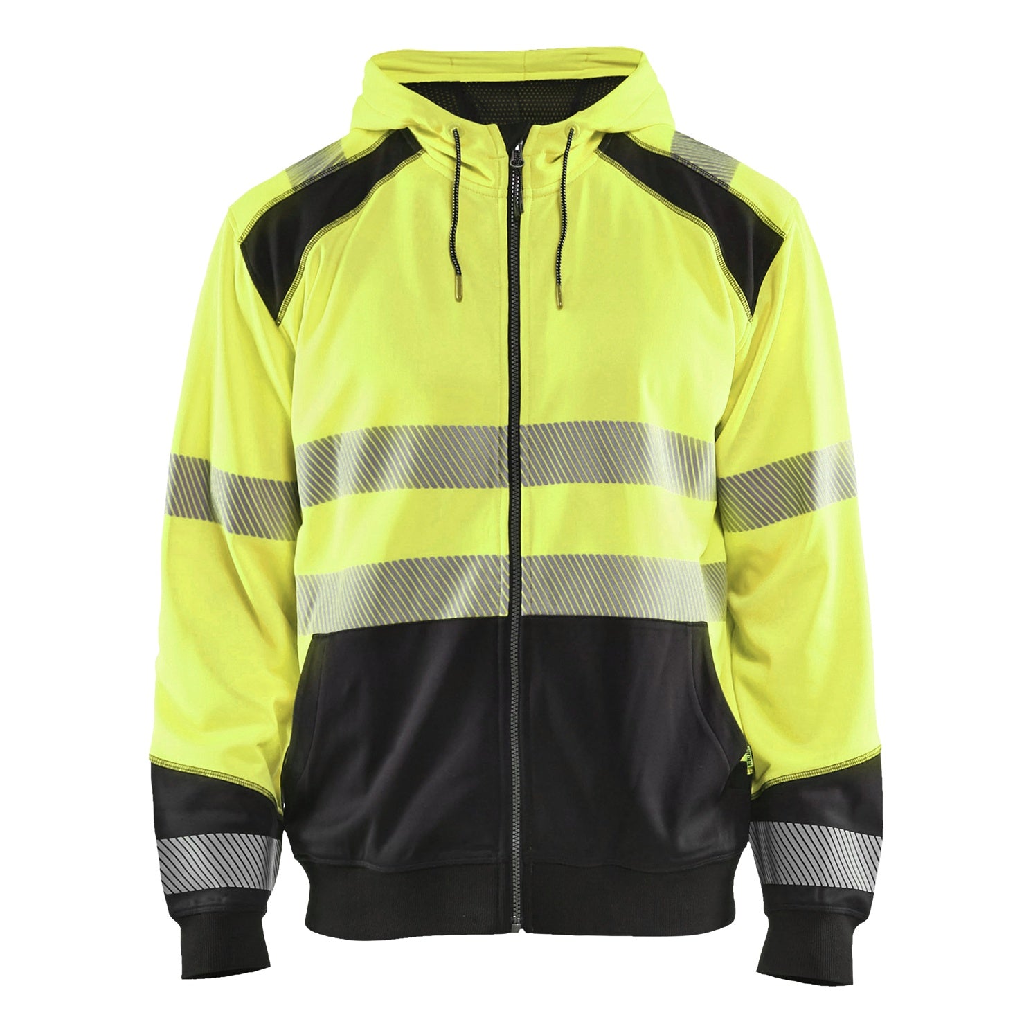 Blaklader BLAKLADER 35462528 Hi Vis Hoodie Hi Vis Reflective Hoodie Work Sweatshirt MEN - Breathable - 354625283399