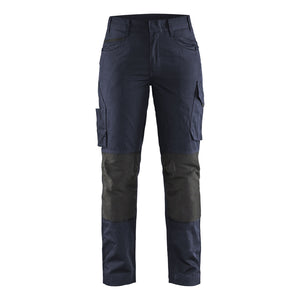 Blaklader BLAKLADER 71951330 | Women's service trousers with stretch Hi Vis Reflective Work Trousers Women - Ripstop Fabric - 719513308699
