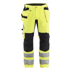 Blaklader BLAKLADER 15521811 | Hi Vis Trousers with Stretch Hi Vis Reflective Work Trousers Men - Class 2 Visibility - 155218113399