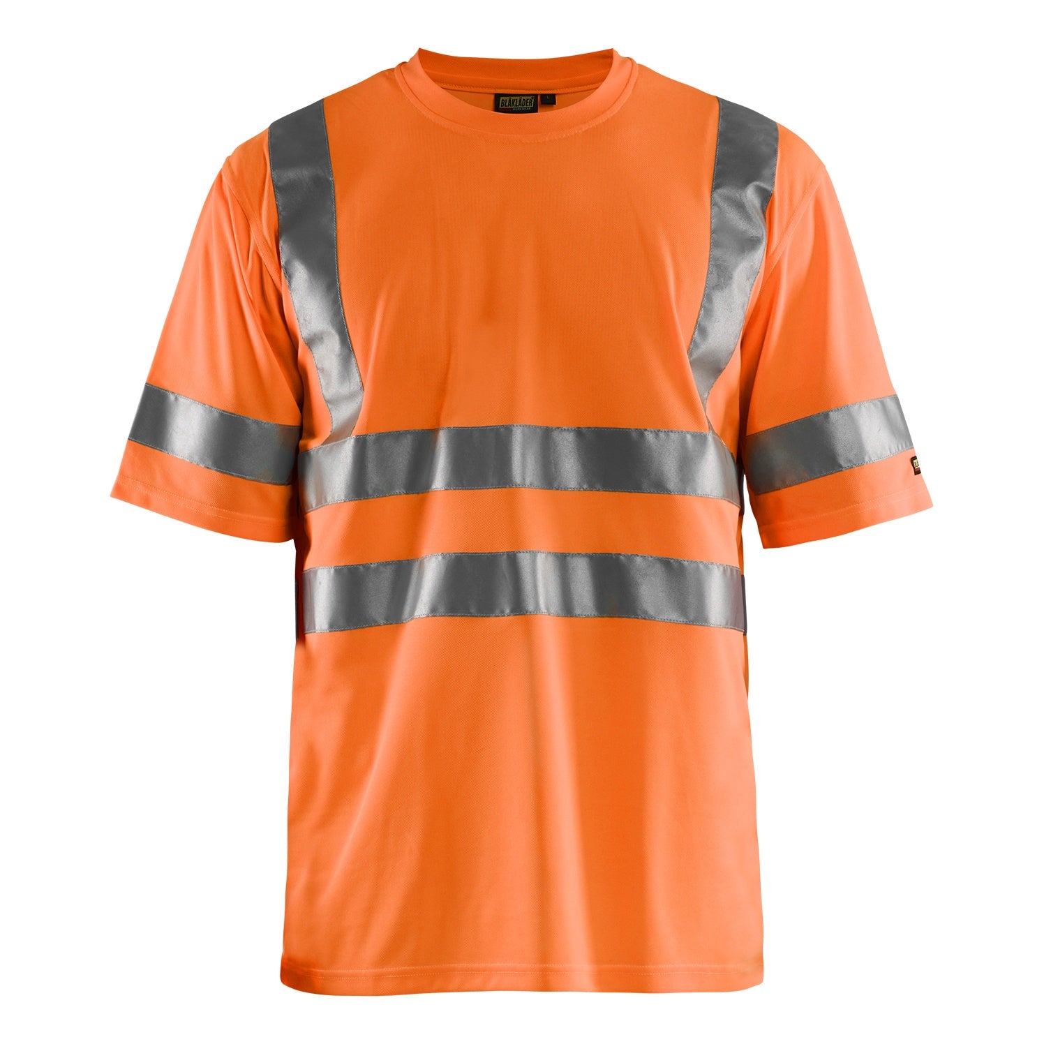 Blaklader BLAKLADER 34131009 Hi Vis T shirt Hi Vis Reflective Short Sleeve Work T-Shirt MEN - 100% Polyester - 341310095300