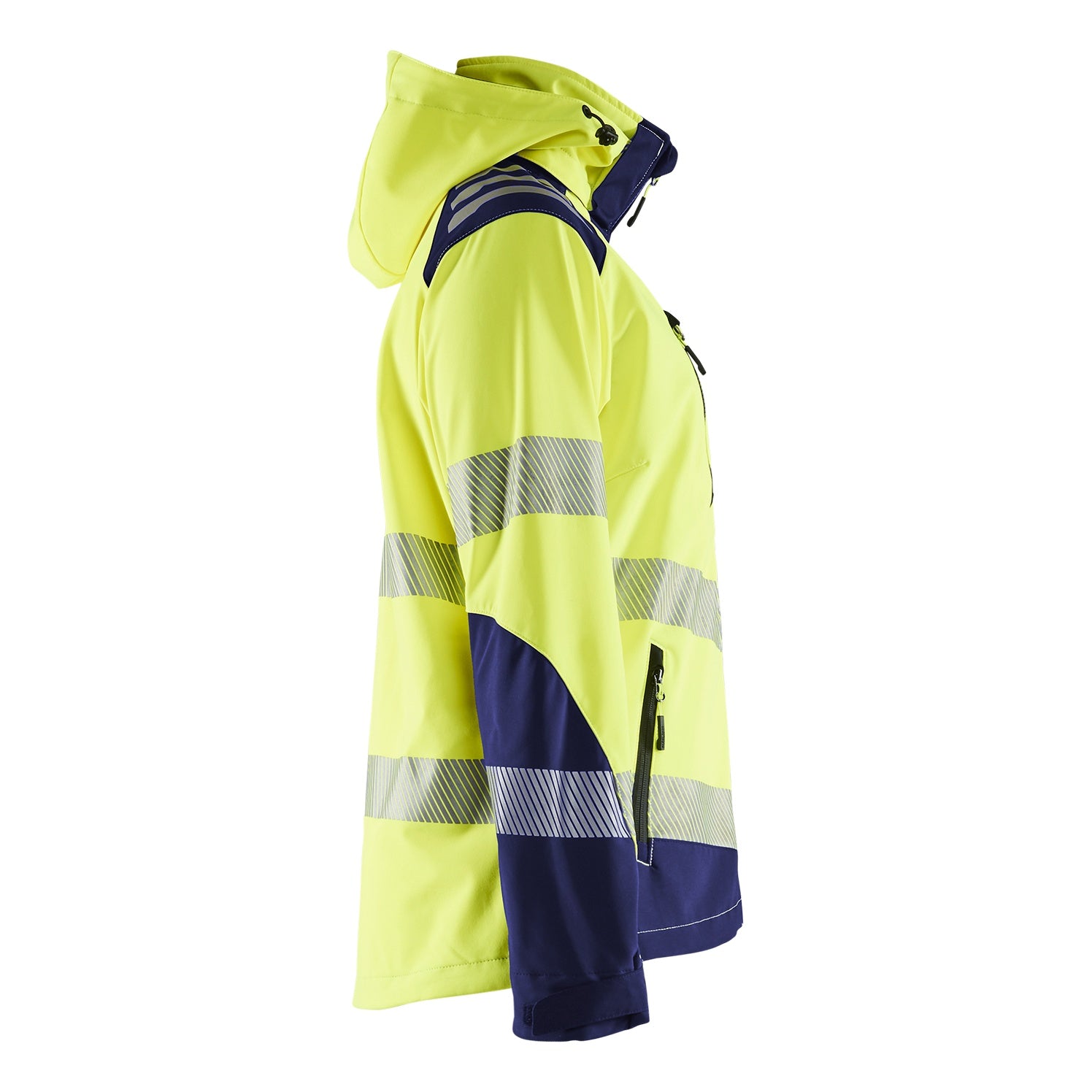 Blaklader BLAKLADER 47912513 Women's Hi Vis Softshell Jacket Hi Vis Reflective Softshell Work Jacket WOMEN - Waterproof - 479125133389_CR
