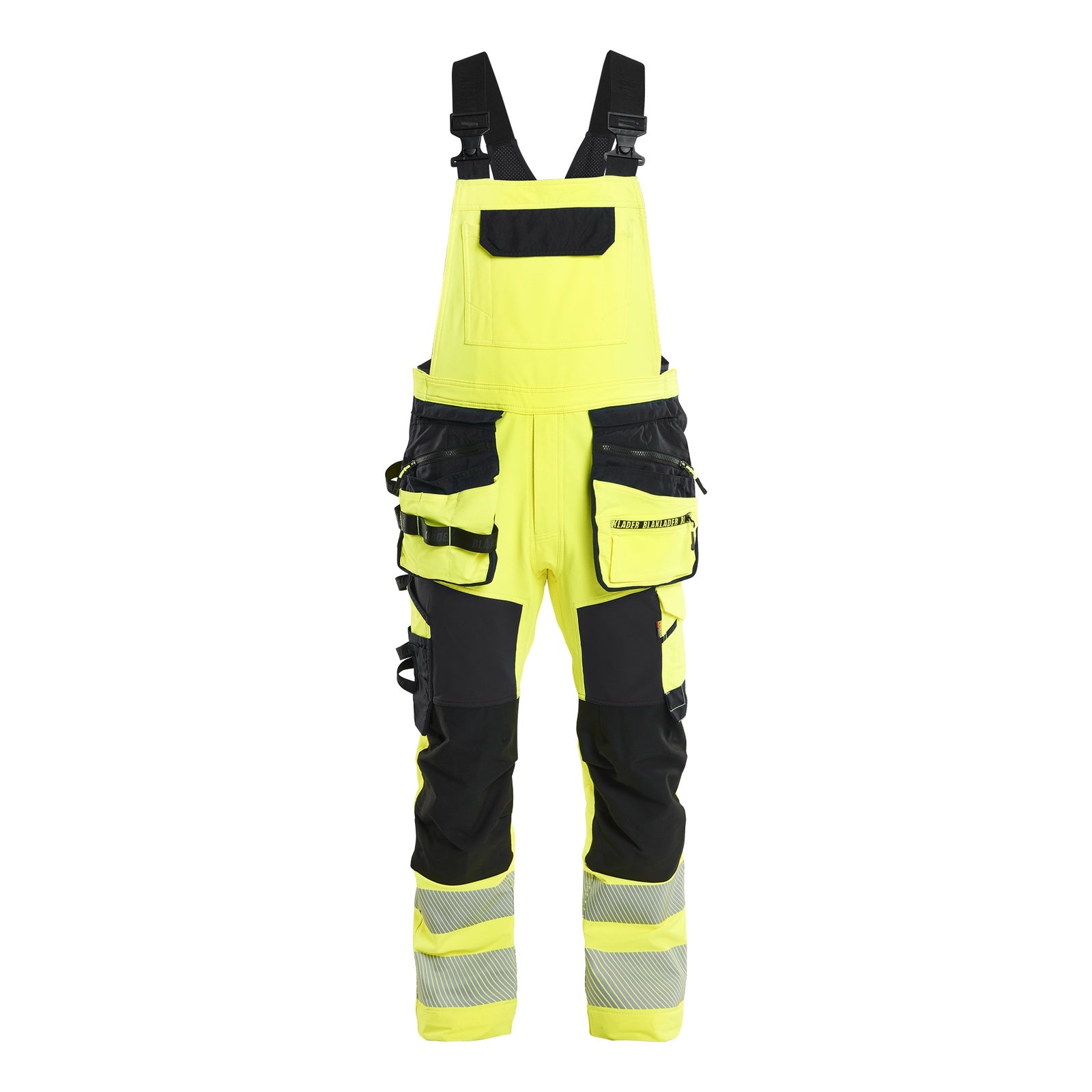 Blaklader BLAKLADER 26261648 Hi Vis bib overalls 4 way stretch Hi Vis Reflective Work Bib Trousers Men - double weave - 262616483399