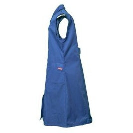 Planam Ladies Coat sleeveless royal blue - Model view 4