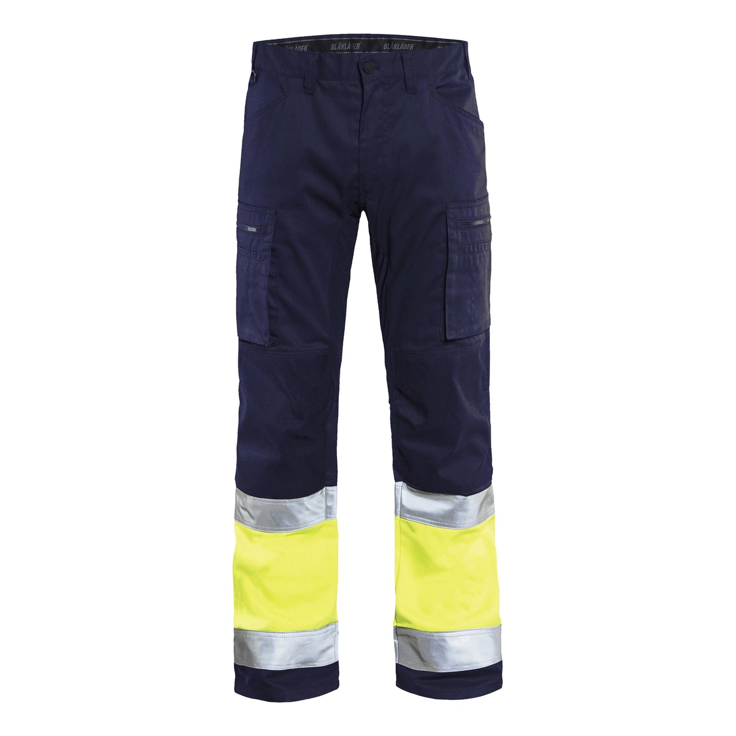 Blaklader BLAKLADER 15511811 | Hi Vis Trousers with Stretch Hi Vis Reflective Work Trousers Men - 65% Polyester - 155118118933_CF