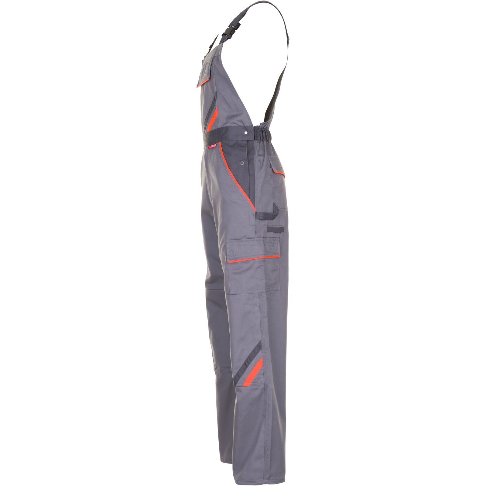 Planam Visline Dungarees zinc/orange/slate - Model view 4