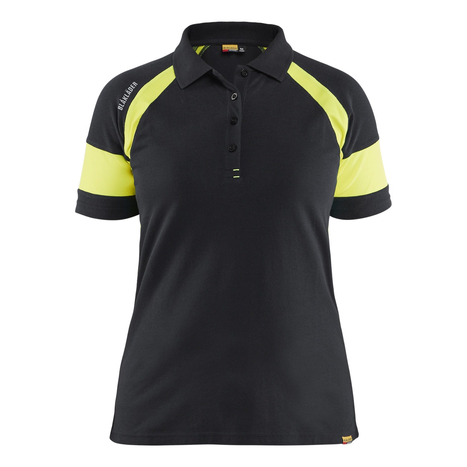 Blaklader BLAKLADER 35291050 Women's Polo Shirt with Hi vis Hi Vis Reflective Short Sleeve Work Polo WOMEN - 60% Cotton - 352910509933