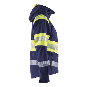 Blaklader BLAKLADER 44042513 Women’s Hi Vis Softshell Jacket Hi Vis Reflective Softshell Work Jacket WOMEN - Waterproof - 440425138933_CR
