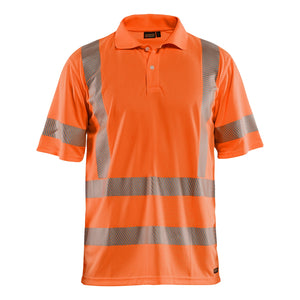 Blaklader BLAKLADER 34281013 UV PROTECTED HI VIS POLO SHIRT Hi Vis Reflective Short Sleeve Work Polo MEN - 100% Polyester - 342810135300