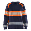 Blaklader BLAKLADER 34091158 Hi Vis Reflective Sweatshirt WOMEN - 100% Cotton - 340911588953