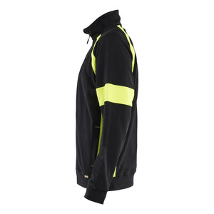 Blaklader BLAKLADER 35671158 Hi Vis Reflective Full Zip Work Sweatshirt MEN - 100% Cotton - 356711589933_CL