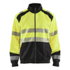 Blaklader BLAKLADER 35582528 Hi Vis Reflective Full Zip Work Sweatshirt MEN - Brushed Inside - 355825283399